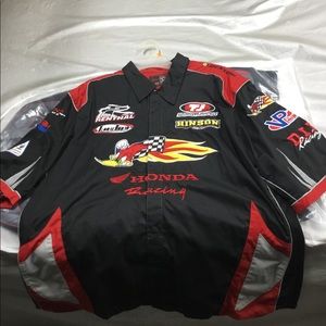 Honda Racing snap front shirt